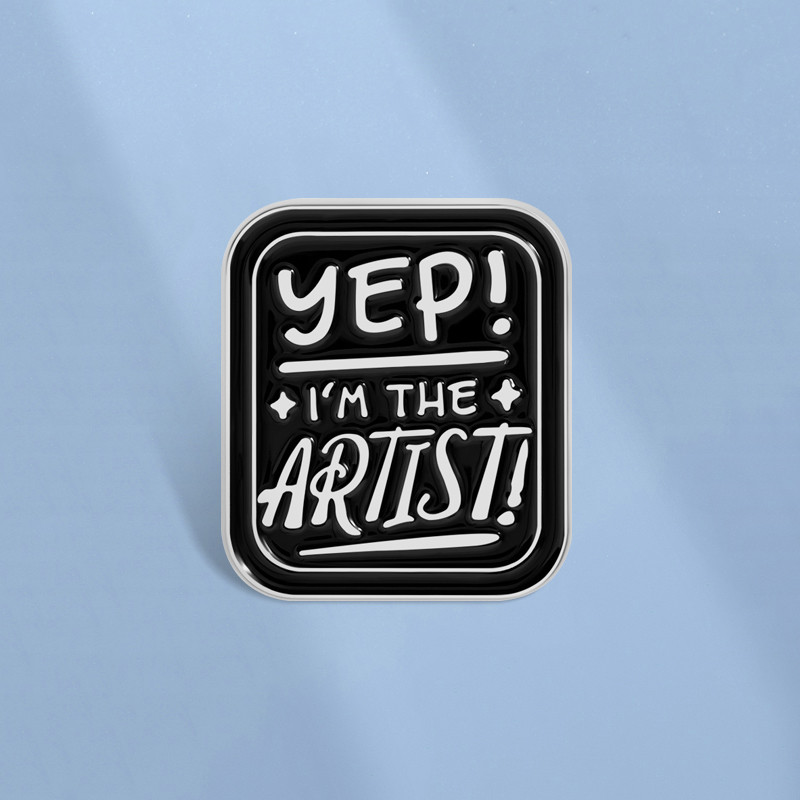 เข็มกลัดโลหะแบบการ์ตูน พิมพ์ลายคมชัด สินค้าพรีเมียมสำหรับคนรักศิลปะ