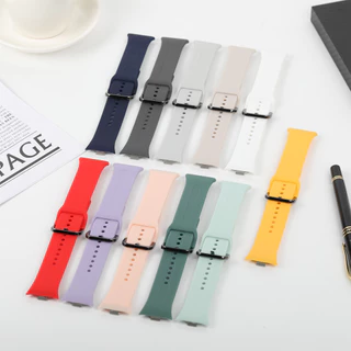 กระจกนิรภัยกรณีพีซีสายรัดซิลิโคนสำหรับนาฬิกา for Redmi Watch 6 5 4 สายรัดยางป้องกันหน้าจอสำหรับนาฬิกา for Redmi Watch 5