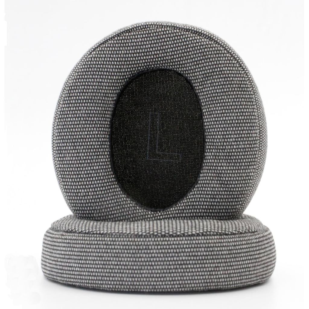 แผ่นรองหูฟังทดแทน เข้ากันได้กับ Anker Soundcore Life Q30/Soundcore Life Q35 หูฟังผ้าฝ้ายนุ่มทอผ้าและ