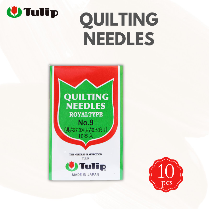 TULIP Premium Quilting Needles No.9, 10 Needles TQ-002, Japan Craft, DIY, Sewing, Knitting, Handicra