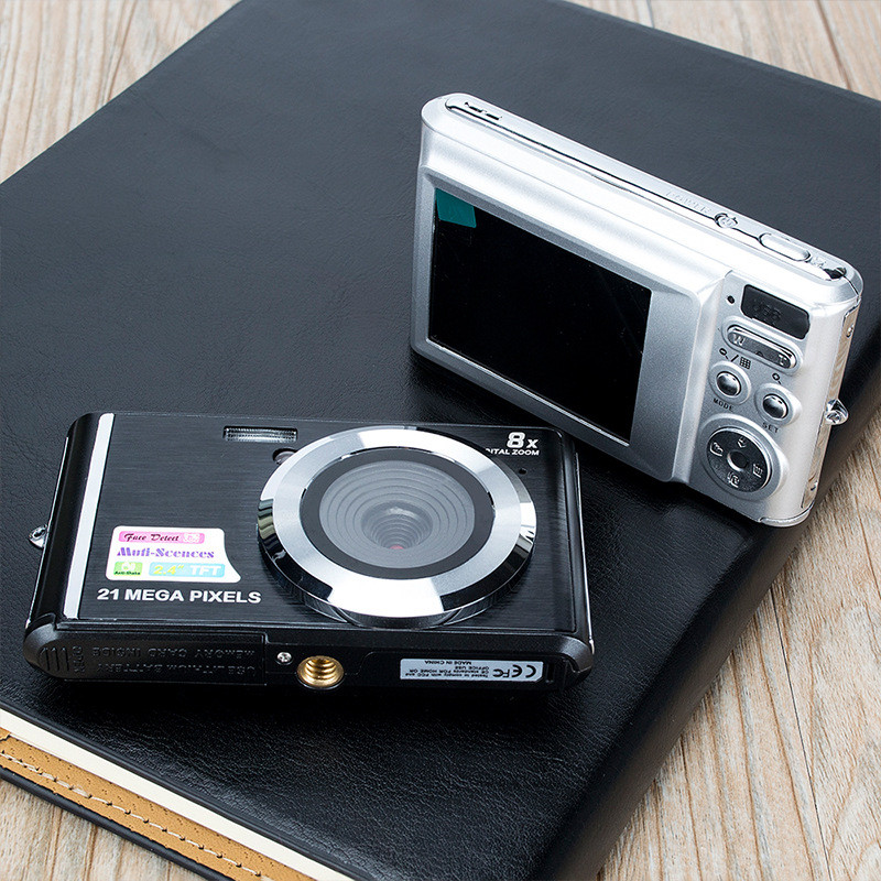 Cross-Border HD Student Home Travel Card Digital Zoom Camera Portable Selfie Ultra-Thin Portable Dig