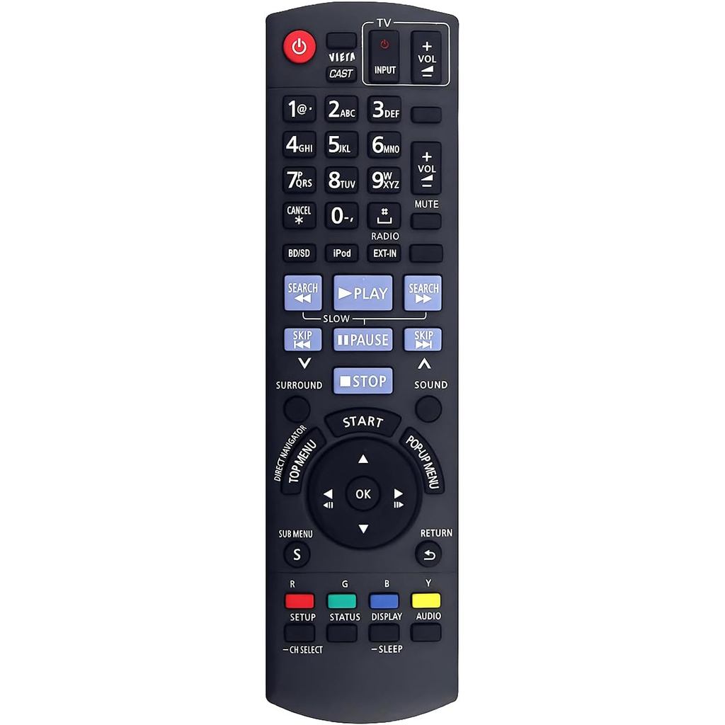 N2QAKB000072 รีโมททดแทนสําหรับโฮมเธียเตอร์ Panasonic ระบบเสียง SC-BTX70 SA-BTX70 SC-BT300 SC-BT303 S