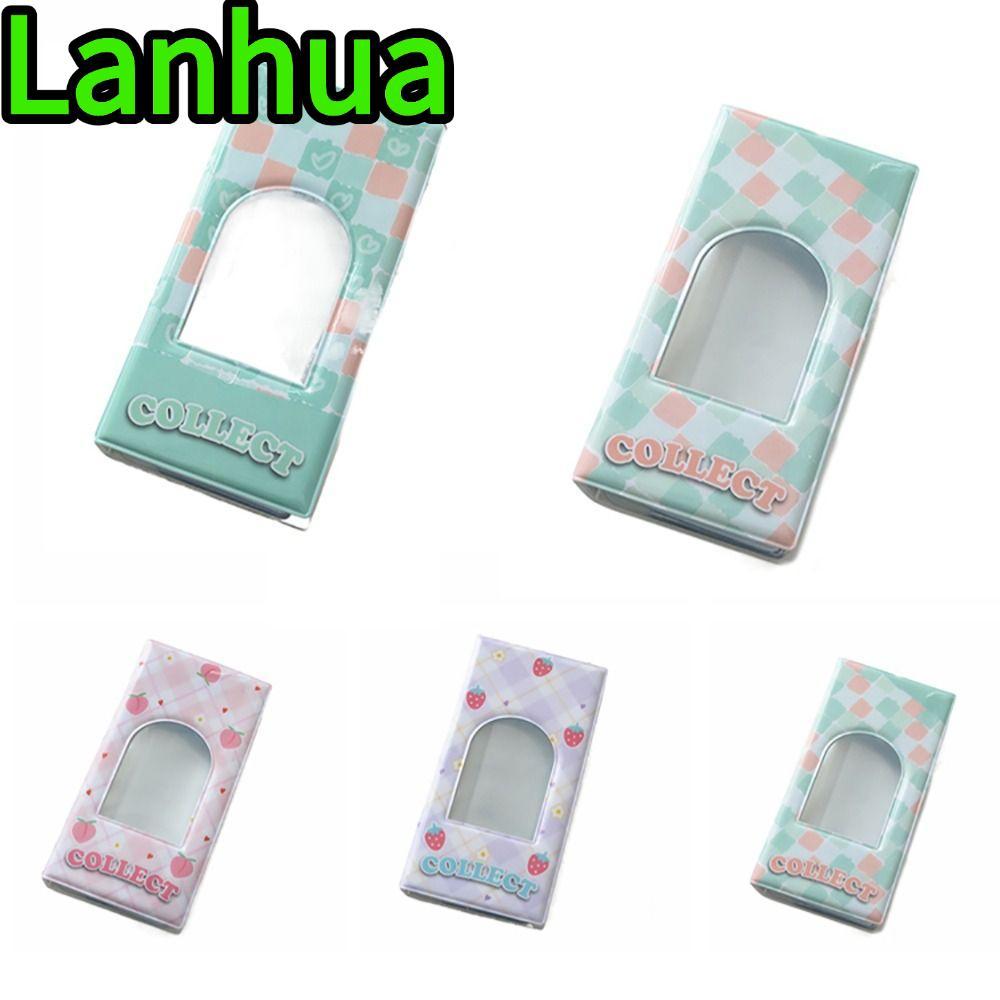 LANHUA Collection Book, PVC Paper Photo Album Storage Book, Kawaii Cartoon Cards Sleeves Student