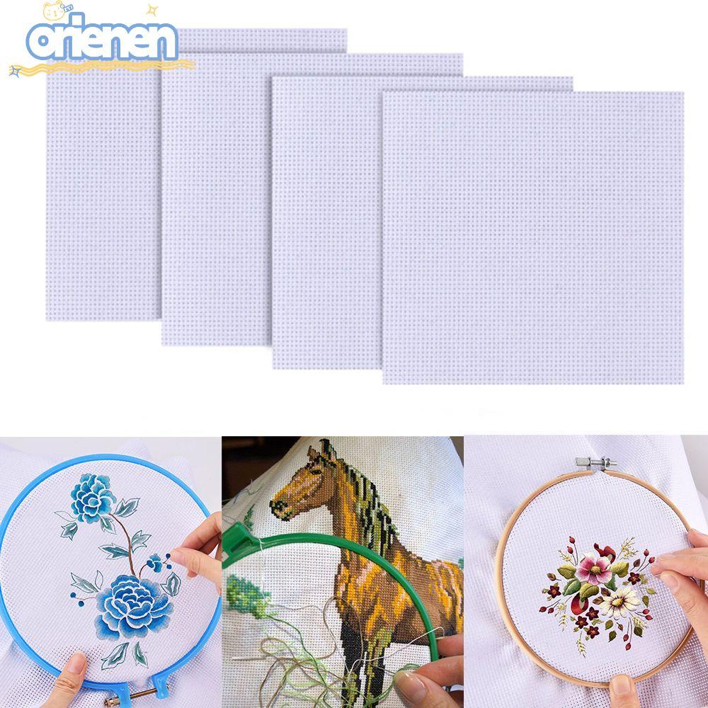 ORIEN Aida Cloth Cotton Canvas Craft Handcraft Cross Stitch