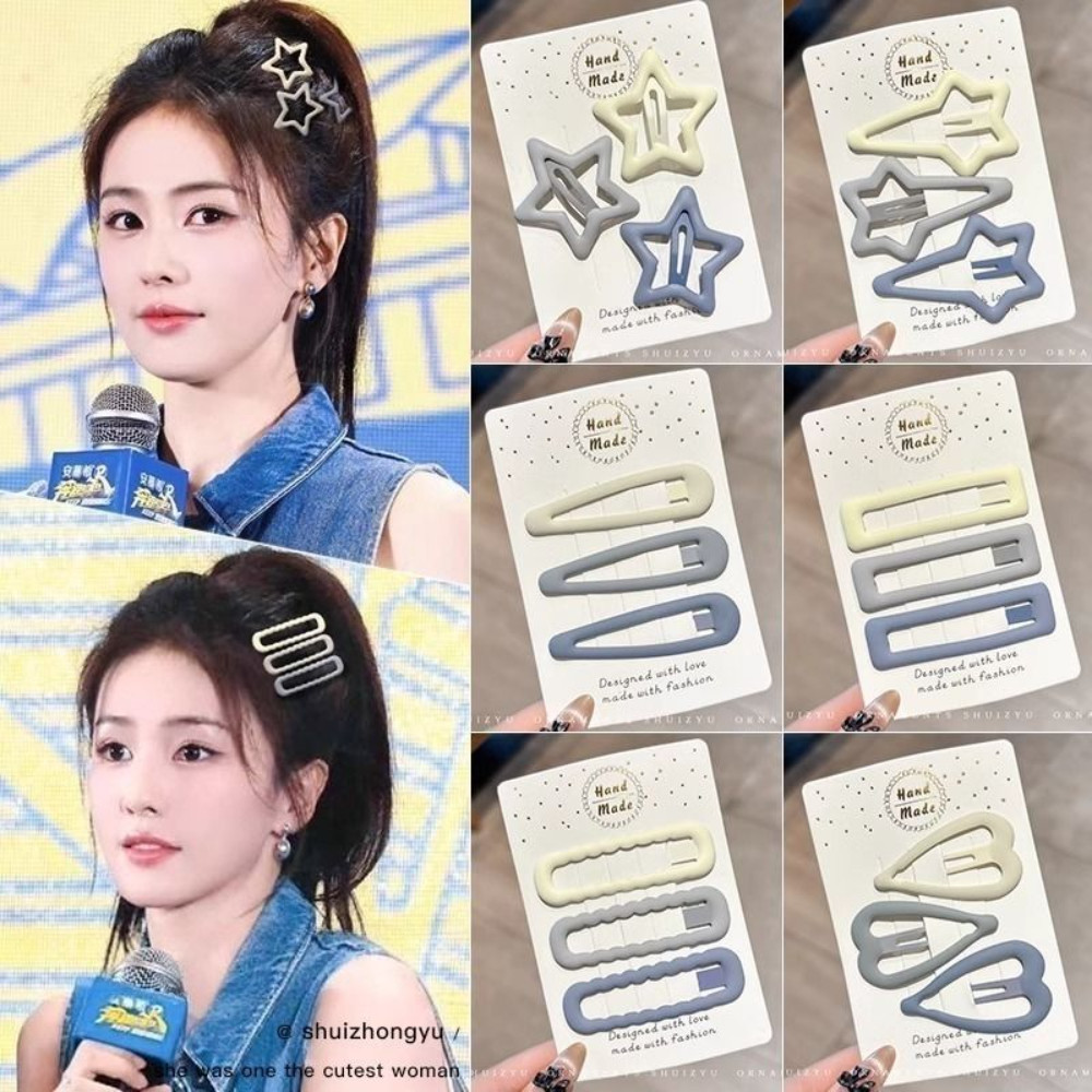 Star BB กิ๊บติดผมนักเรียนที่เป็นมิตรสําหรับหน้าผากด้านข้าง Bangs Back-Head Baby Hair