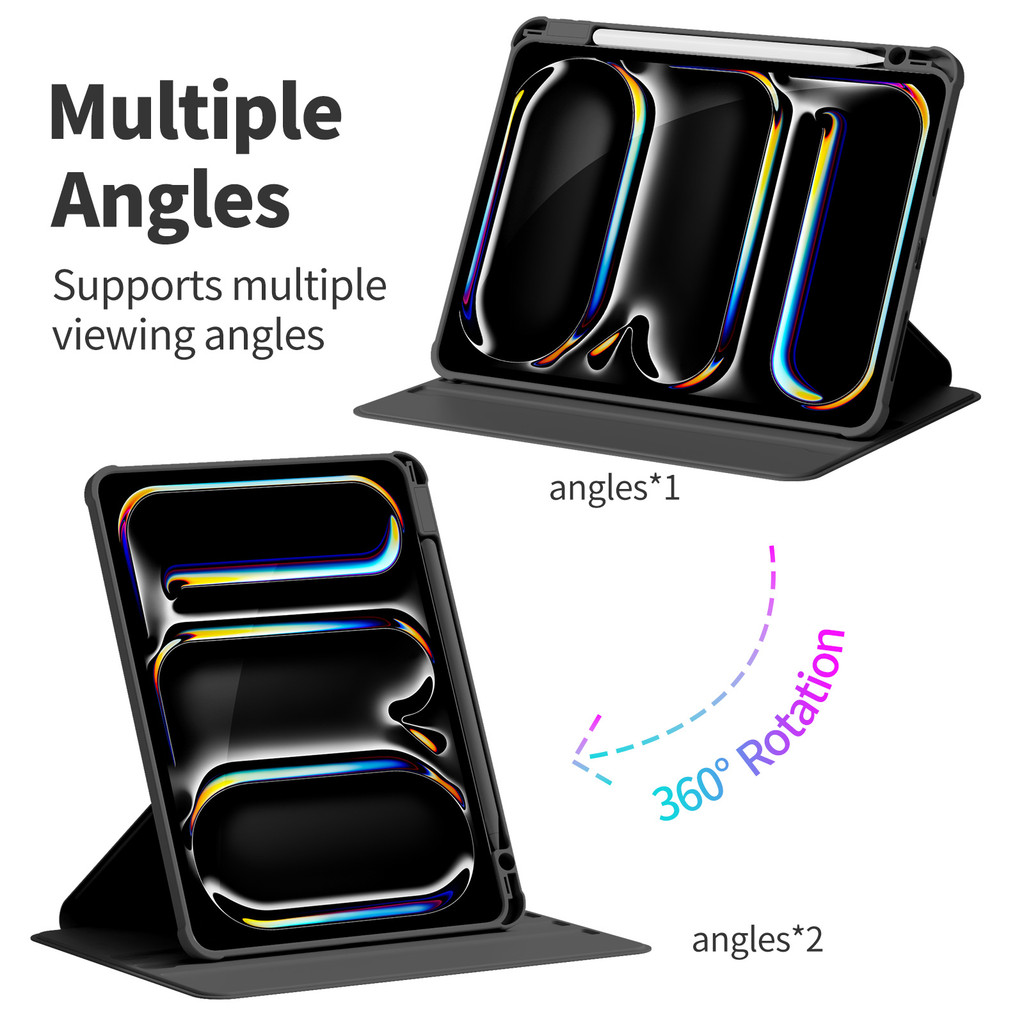 A1440 Crazy Animal City เหมาะสําหรับ Apple iPad เคสป้องกันรุ่นที่ 10 丨 ถุงลมนิรภัยกันกระแทก 丨 หน้าจอแนวตั้งแนวนอนสลับ 丨 พร้อมขาตั้ง ปกหนังแบบฝาพับ 丨 ที่เก็บสไตลัส ปรับให้เข้ากับ 11th Generation A16/9.7/Air Generationรุ่นที่ 5 (M2/M3)/Pro (M4/M5)/MINI 8.3 - รูปที่ 6