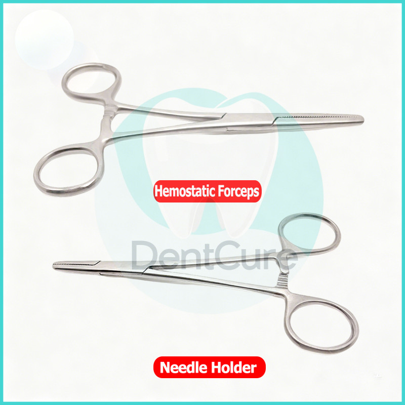 14 ซม สแตนเลสเข็มผู้ถือ Hemostatic Clamp Forceps ผ่าตัด Pean Artery Forceps ใช้ในทันตกรรม