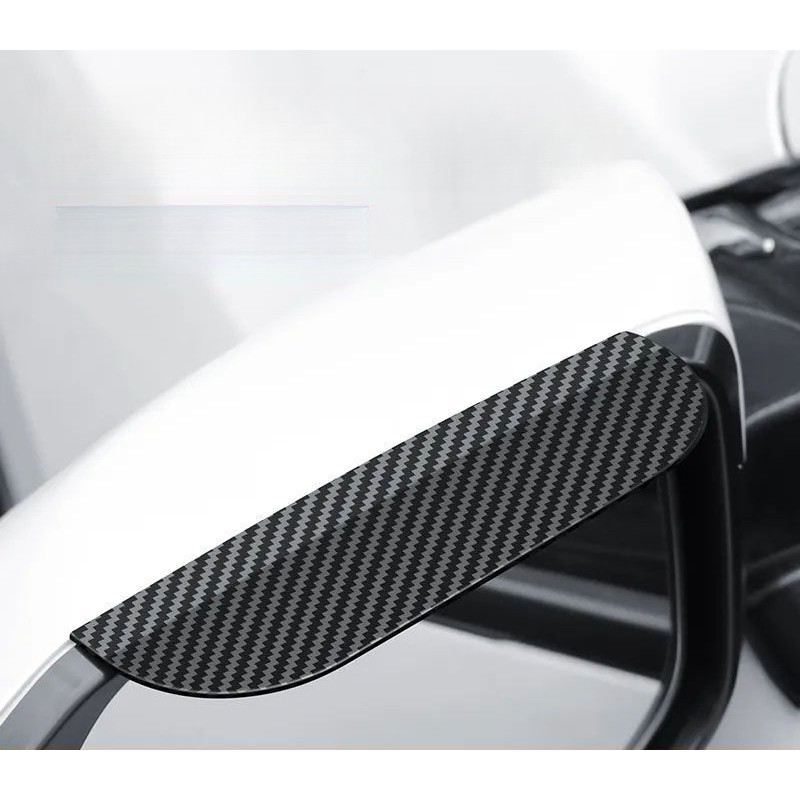 บังฝนกระจกหลัง BYD (Song Pro/Yuan Fo/Tang F3/Qin G5/G6) แบบหนีบ ไฟเบอร์คาร์บอน สำหรับป้องกันฝน