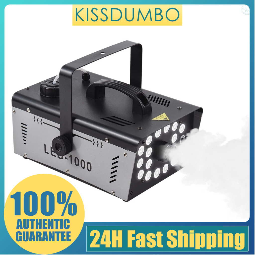 หมอกเครื่องกลางแจ้ง 18 ไฟ LED 13 สี 1000W 5000CFM ควันเครื่องสําหรับฮาโลวีนวันหยุดงานแต่งงาน DJ Part