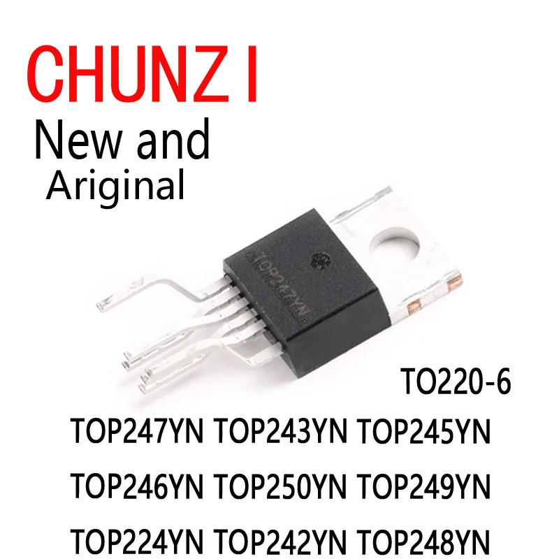 10 ชิ้น TOP247 TO220-6 TOP247YN TOP243YN TOP244YN TOP245YN TOP246YN TOP250YN TOP249YN TOP242YN TOP24