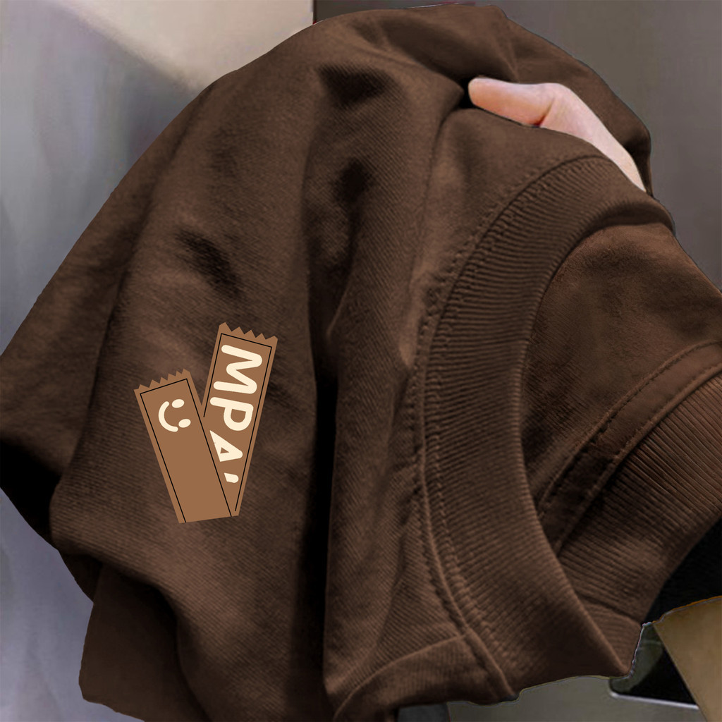 T42.SHOP🌸 สื้อยืด oversize เสื้อแฟชั่น เกาหลี โคตรนุ่ม ผ้าคอตตอน ลาย "Smile MPA" สินค้าใหม่ 2025