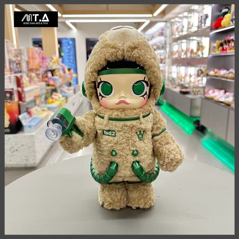 พร้อมส่ง🇹🇭 MTA. POP MART MEGA SPACE MOLLY × Ted 2 Teddy Bear 400%