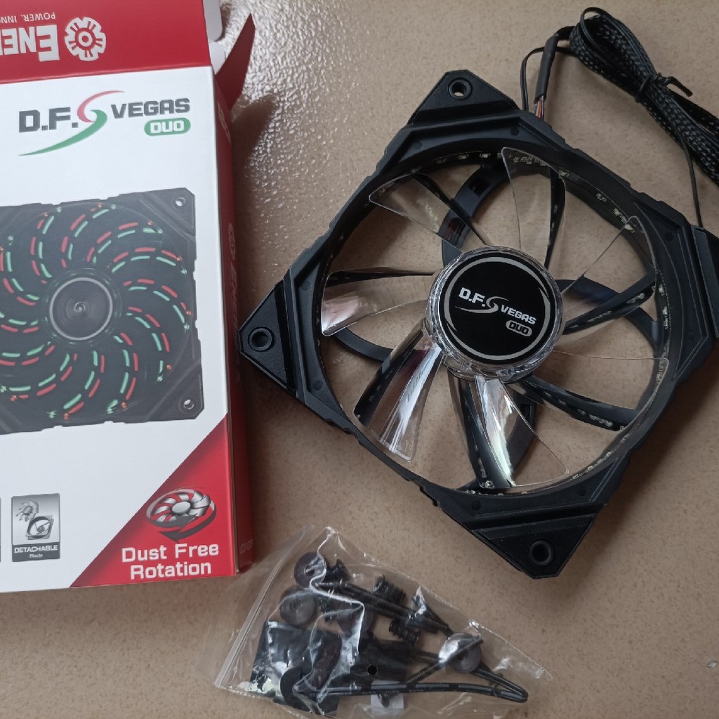 Annimei Gaming Bat 12cm Fan enermax Two-Color Vegas Gaming Bat 12cm ยี่ห้อใหม่กล่อง