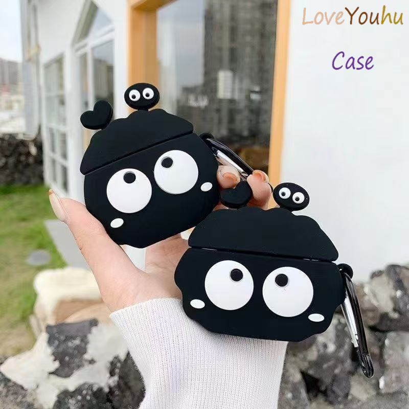 Loveyouhu สําหรับ GOOJODOQ J201 J206 J228 J229 หูฟังน่ารัก sprouting ถ่านหินรูปแบบ