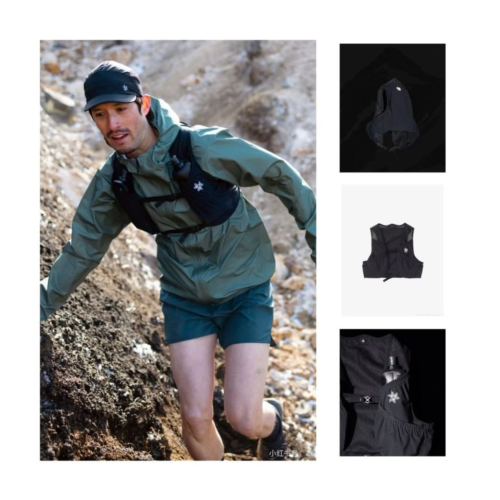 เสื้อกั๊กGoldwin น้ำหนักเบาสำหรับวิ่ง marathon แบบมัลติฟังก์ชัน