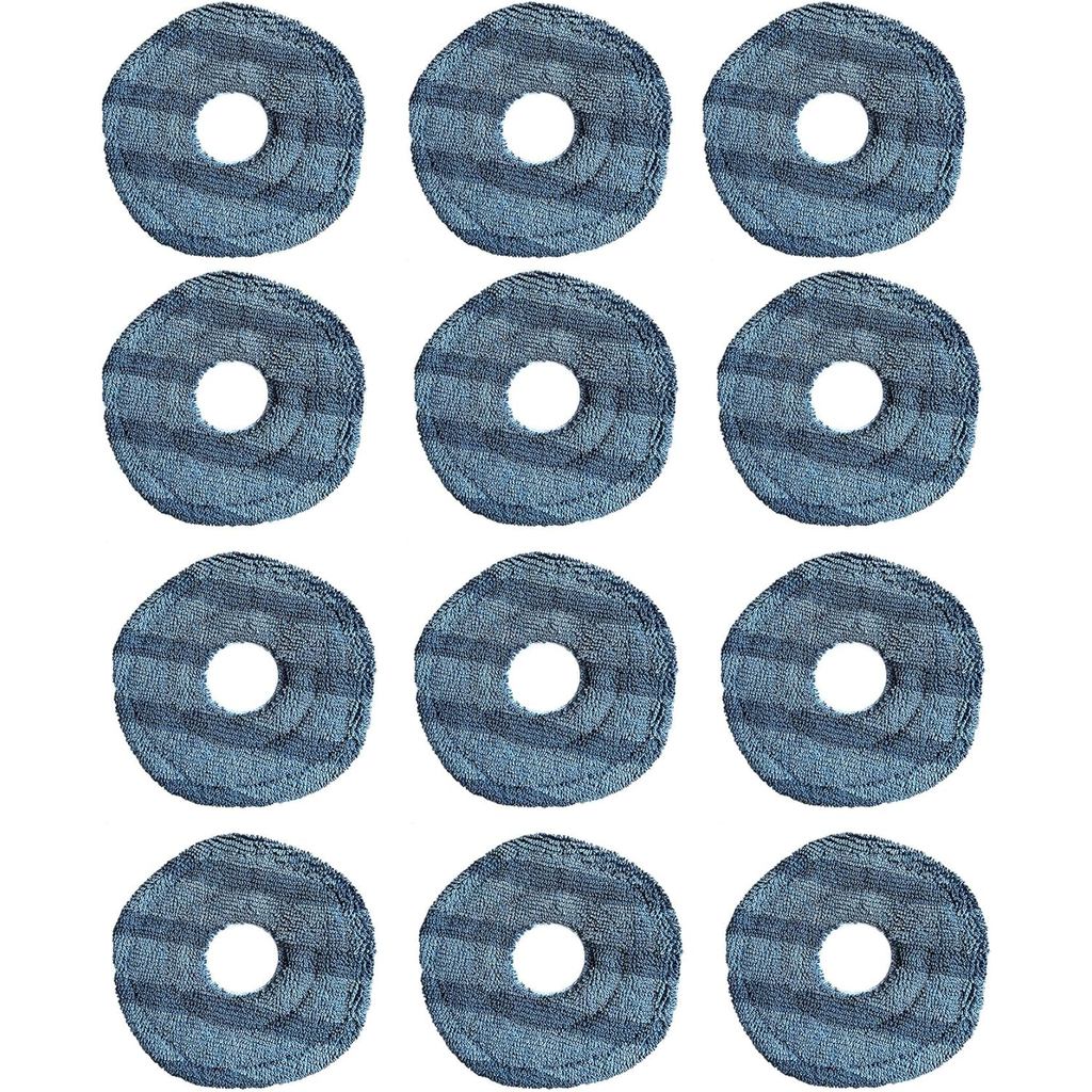 12 Pack Replacement Washable Vacuum Mopping Pad Compatible with eufy X10 Pro Omni and eufy X9 Pro Ro