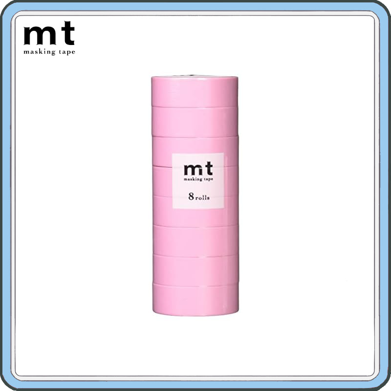 Kamoi Kakoshi mt masking tape 8P width 15mm x 7m 185 rose pink MT08P185R