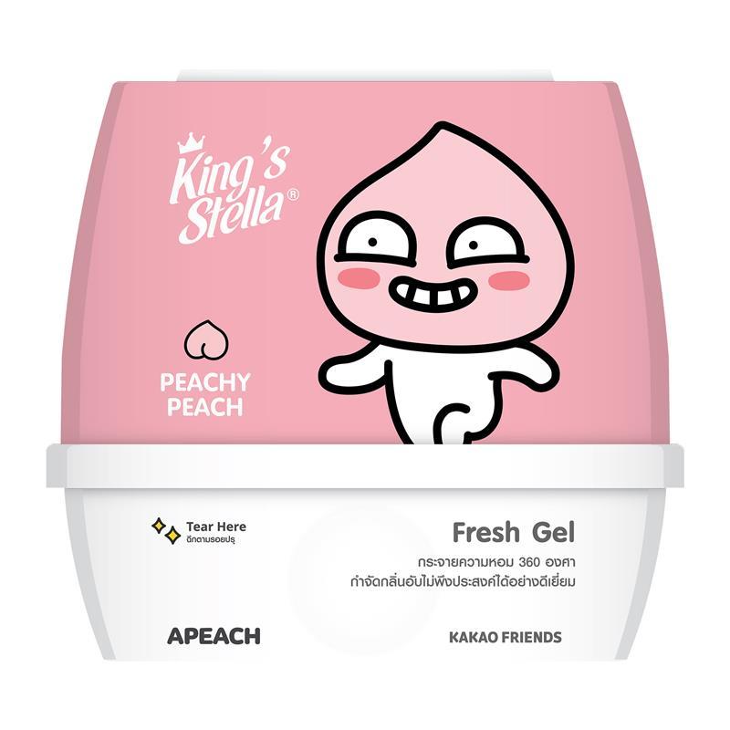KING'S STELLA เจลปรับอากาศ Kakao กลิ่น Peachy Peach ขนาด 180 กรัม