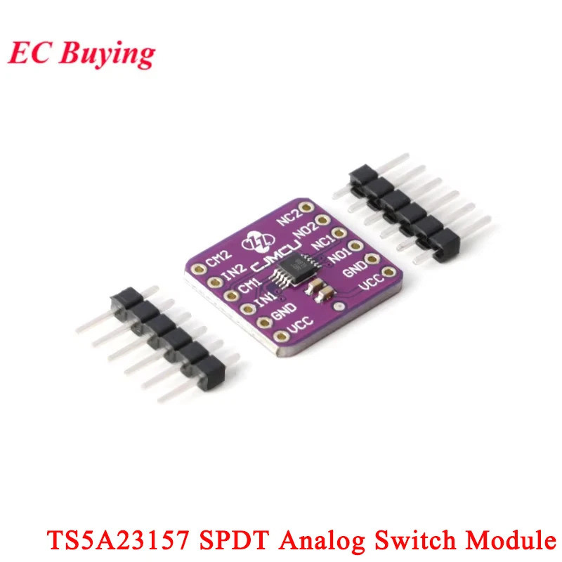 TS5A23157 Dual Single-Pole Double-Throw 10Ω 10 โอห์ม SPDT Analog Switch โมดูล Development Board CJMCU-23157 TS5A23157DGSR ชิป