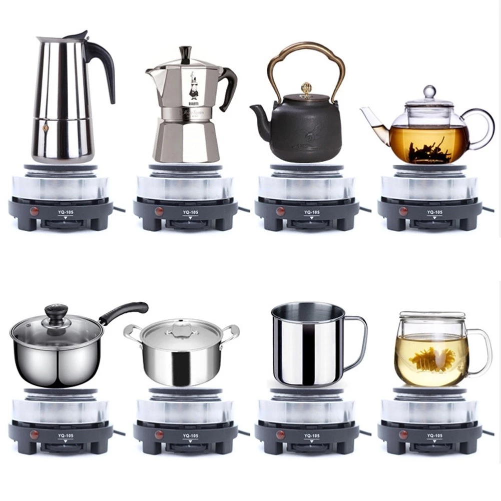 【ส่งเดี๋ยวนี้】Set เตาไฟฟ้า + Moka pot หม้อต้มกาแฟสด หม้อต้มกาแฟ ขนาดพกพา thumbnail 5