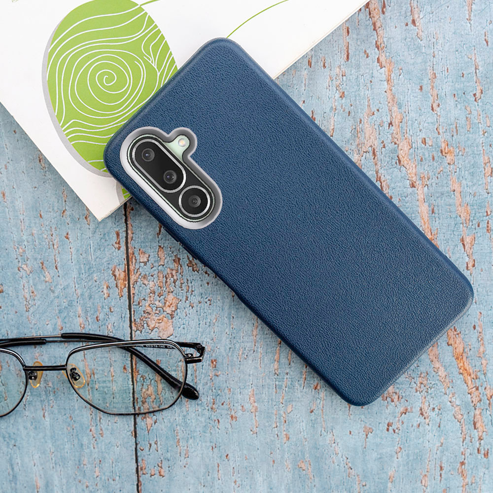 พรีเมี่ยมหนัง Faux สําหรับ Samsung Galaxy M56 F56 5G SM-M566B SM-E566B ยางยกกล้อง Bezel คลาสสิกสี