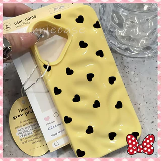 ความรัก จุดคลื่น เคสกรณีมือถือสำหรับไอโฟน17promax 16 15 13 ป้องกันการชนกัน For iPhone 15 14 12 16 Promax XS XR 7/8 Plus