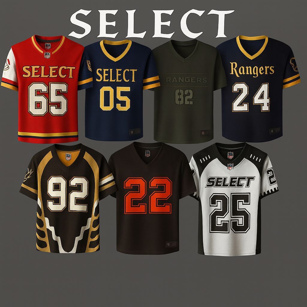 NFL Sublimation Jersey tshirt Design Unique Edition Lakers baju jersi baju jersey viral jersey กีฬา
