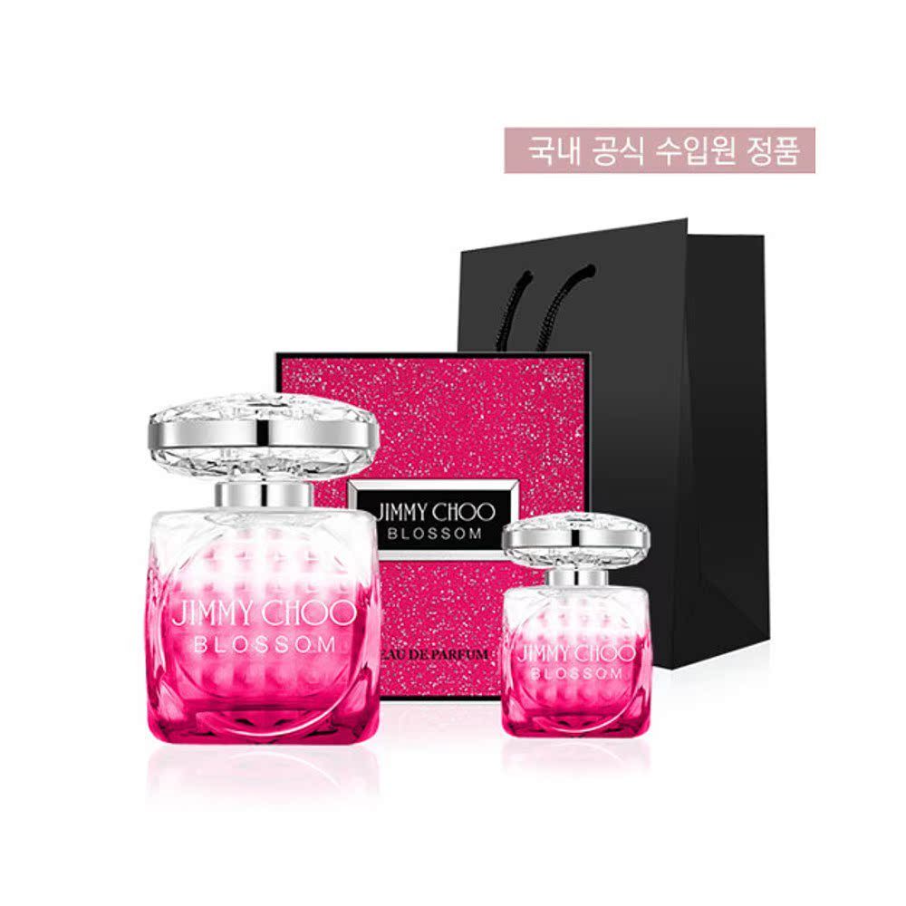 Korea Direct Mail [JIMMY CHOO] Blossom EDT 60ml Double Set (แพ็คเกจทางการ+Mini+Shopping