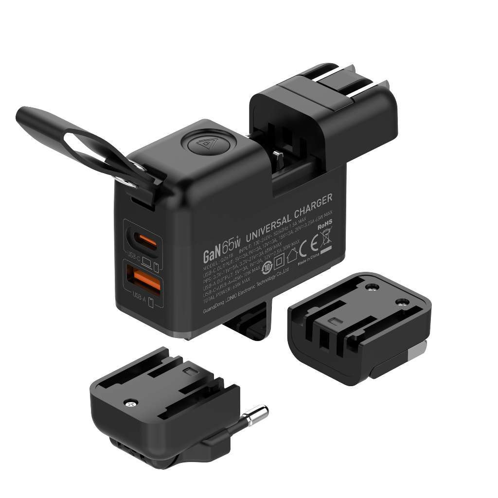 LDNIO Q2618 GaN 65W เครื่องชาร์จเดินทางแบบชาร์จเร็วอเนกประสงค์พร้อมอะแดปเตอร์พิน ราคา ถูกที่สุด ดีลบีเคเค แกลเลอรีภาพที่ 5