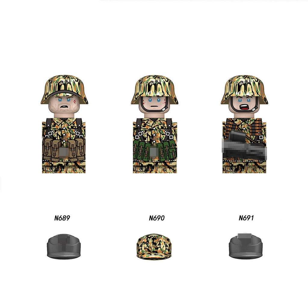 ของสะสมตกแต่ง Camouflage miniature Puzzle ของเล่นฟิกเกอร์