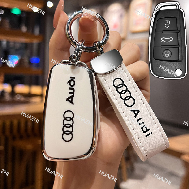 HZ TPU รถพับฝาครอบสําหรับ Audi A3 8L 8P A4 B6 B7 B8 C6 4F RS3 Q3 Q7 TT 8L 8V S3 C5 C6