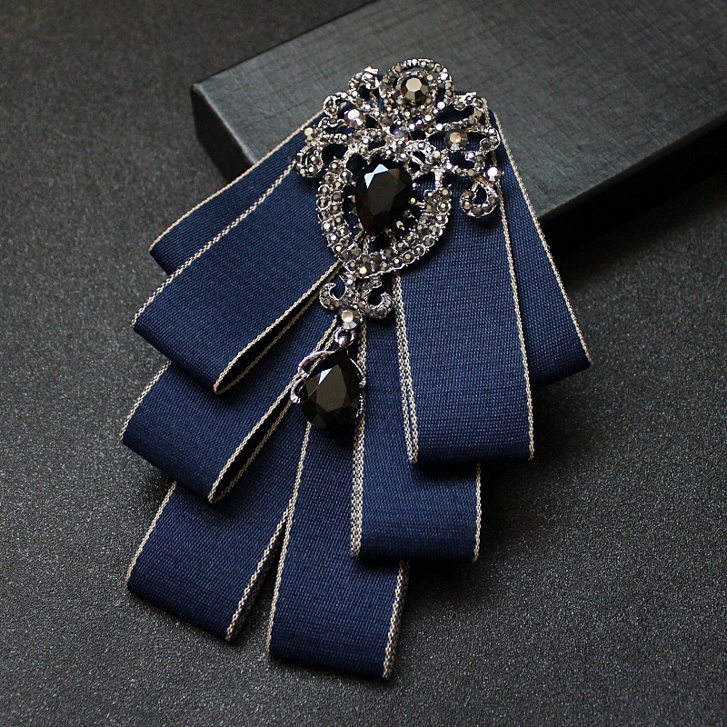 ผูกโบว์สำหรับผู้ชาย สไตล์เกาหลีและยุโรป เหมาะสำหรับการสวมใส่ในพิธีแต่งงานและการแสดงบนเวที - รูปที่ 6