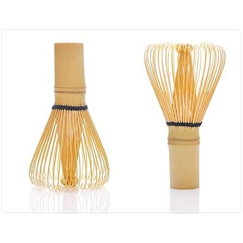 Handcrafted Golden Bamboo Matcha Whisk, Traditional Japanese Chasen Matcha Stirrer -Bamboo Whisk Mad