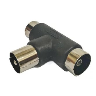 T-BRANCH TV ANTENNA JACK CONNECTOR T-MODEL PARALLEL TV ANTENNA