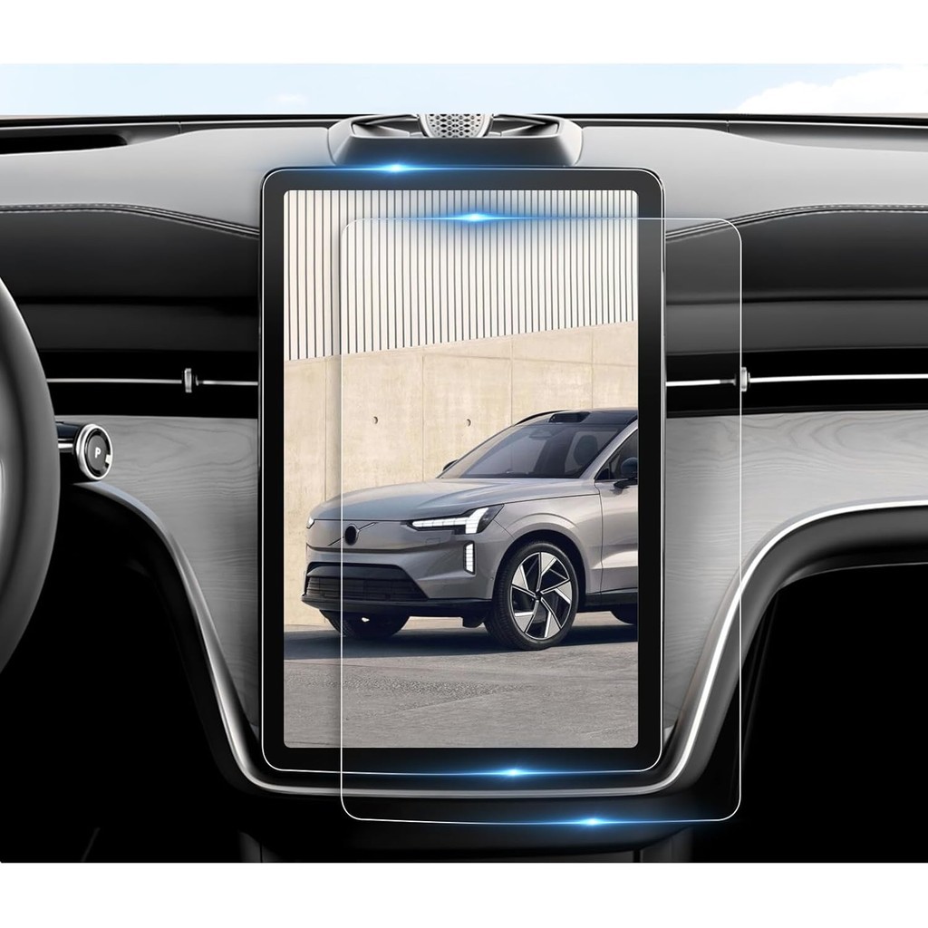 BIBIBO 2 ชิ้นสําหรับ 2025 Volvo EX90 อุปกรณ์เสริมป้องกันหน้าจอ 2025 Volvo EX90 Plus/Ultra 14.5" จอแส