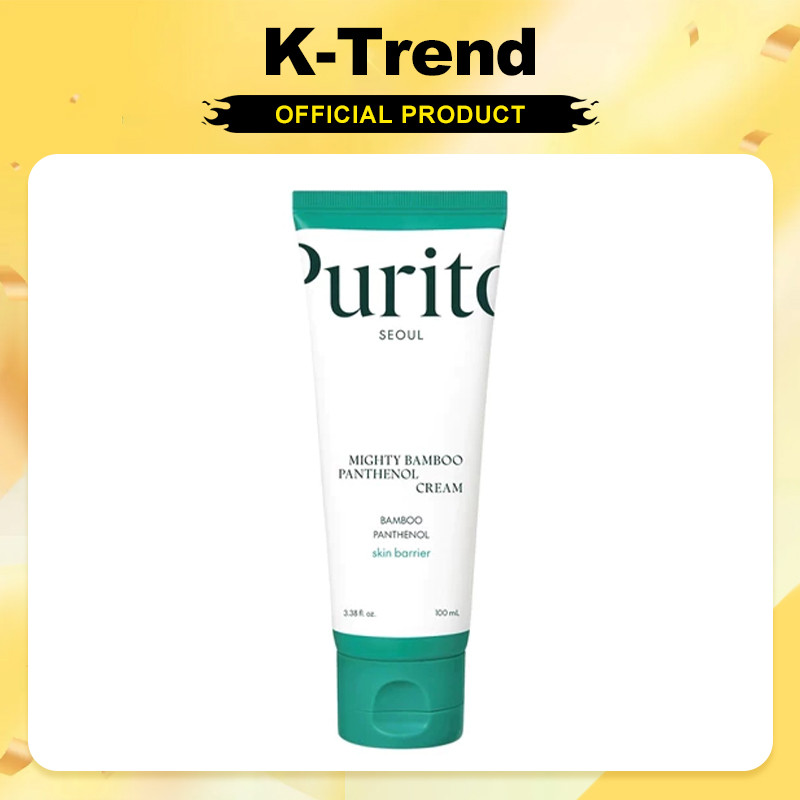 [เกาหลีจัดส่ง]PURITO Mighty Bamboo Panthhenol Cream 100ml