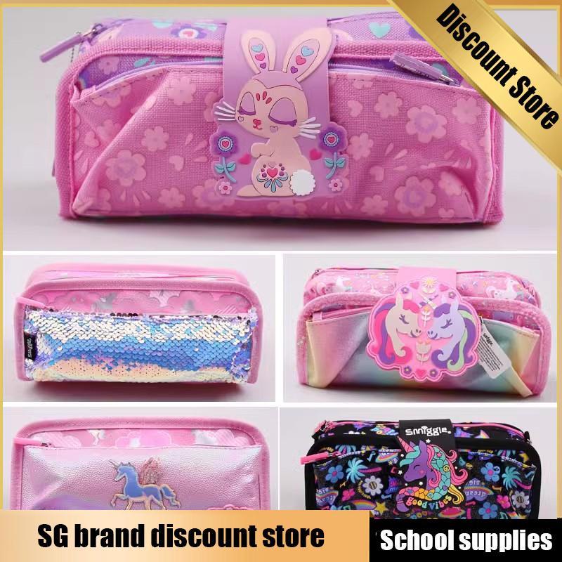 SMIGGLE เคสโทรศัพท์ ลักลอบ แฟชั่นออสเตรเลียกระเป๋าเครื่องเขียนการ์ตูนเหมาะสําหรับและโรงเรียนเครื่องเขียนกระเป๋าราคาไม่แพงสําหรับโรงเรียนอนุบาล ลักลอบ กระเป๋าไข่สาวบา