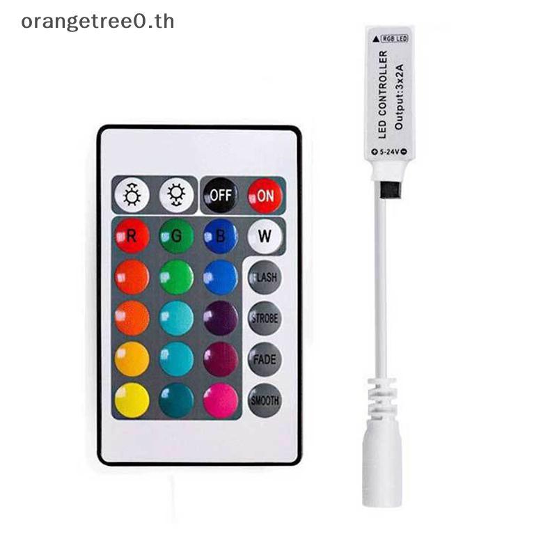 หรือ 24 คีย์อินฟราเรด RGB Controller มินิอินฟราเรด Led Dimmer Controller RGB ไฟที่มีสีสันพร้อม Contr