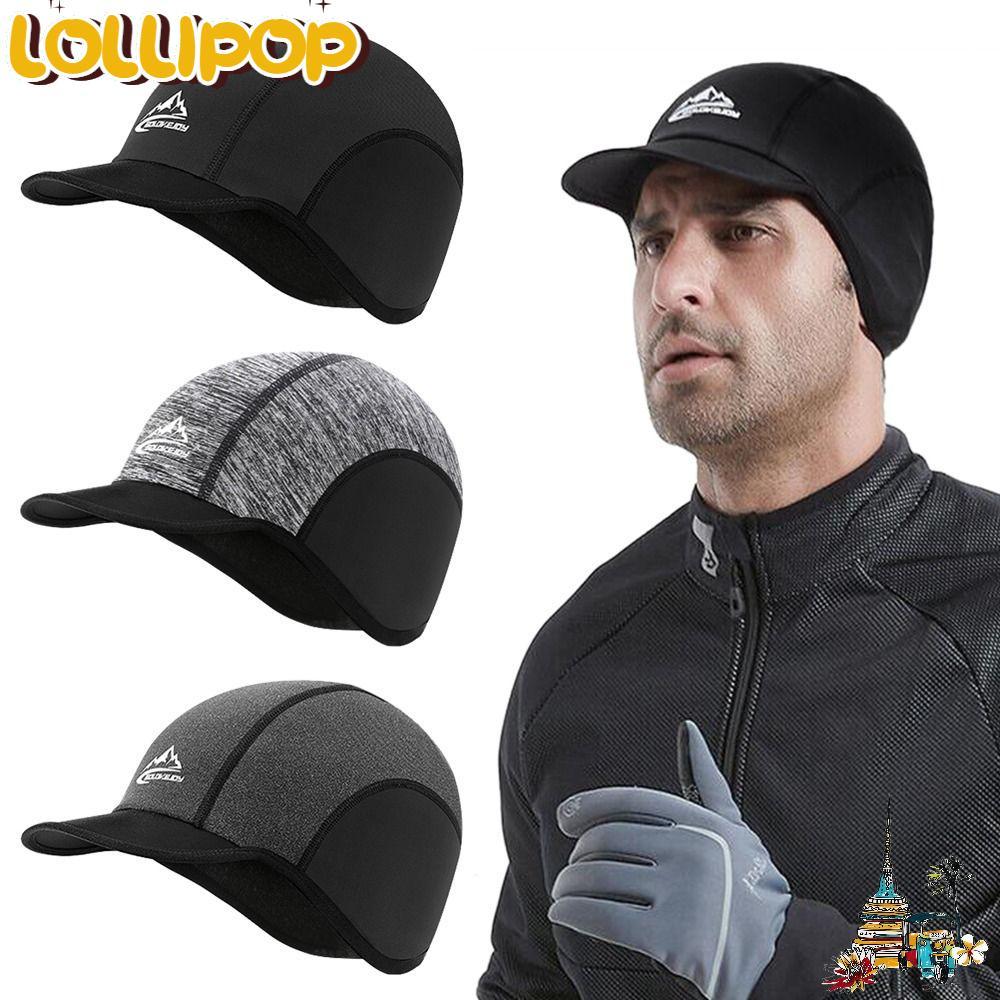 LOLLIPOP Peaked Beanie Hat Outdoor Cycling Thermal Insulated Ear Protection Hat