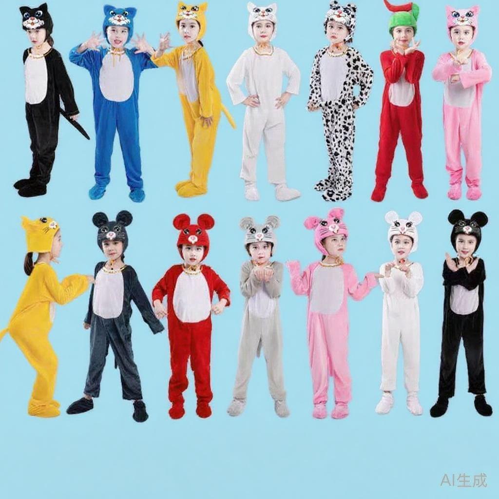 ราคาถูก น่ารัก หนู รูปแบบการ์ตูน ชุดเด็กผู้หญิง 3 ถึง 14 ปี ชุดคริสต์มาส ลายการ์ตูนสัตว์ ชุดเต้นรํา ชุดคอสเพล ชุดคริสมาสเด็กผู้หญิง ชุดคอสเพลย์ วันเด็ก ชุดเต้น ชุดน่ารักๆ