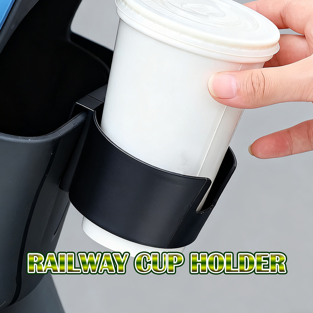 เก็บปลายทาง！1ชิ้น/2ชิ้น ที่วางแก้วน้ำมอเตอร์ไซค์ ที่วางแก้ว ทนทาน วัสดุPP ติดตั้งง่าย สำหรับอุปกรณ์เสริม - รูปที่ 3