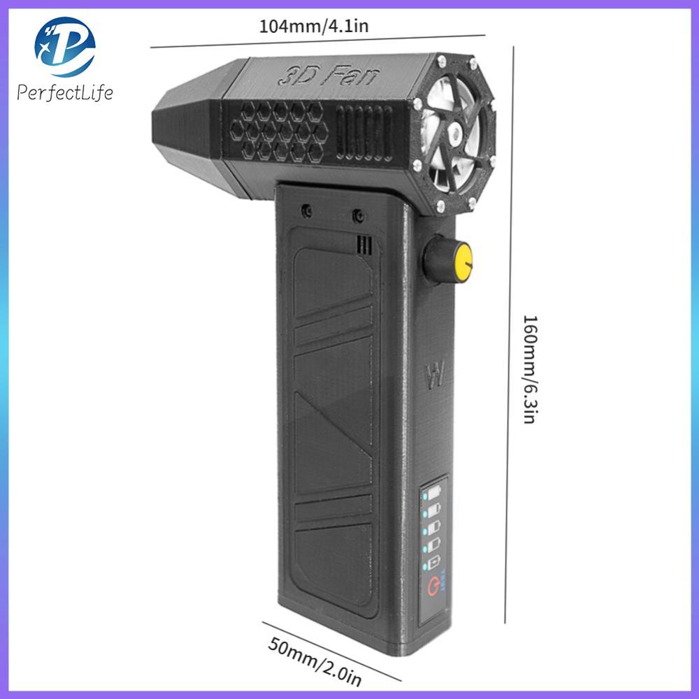 140000RPM เครื่องเป่าความรุนแรง 52m / s พัดลมมอเตอร์ไร้แปรงมินิพร้อมจอแสดงไฟพัดลมท่อแบบมือถือสำหรับคีย์บอร์ดคอมพิวเตอร์กลางแจ้งรถบ้าน - รูปที่ 6