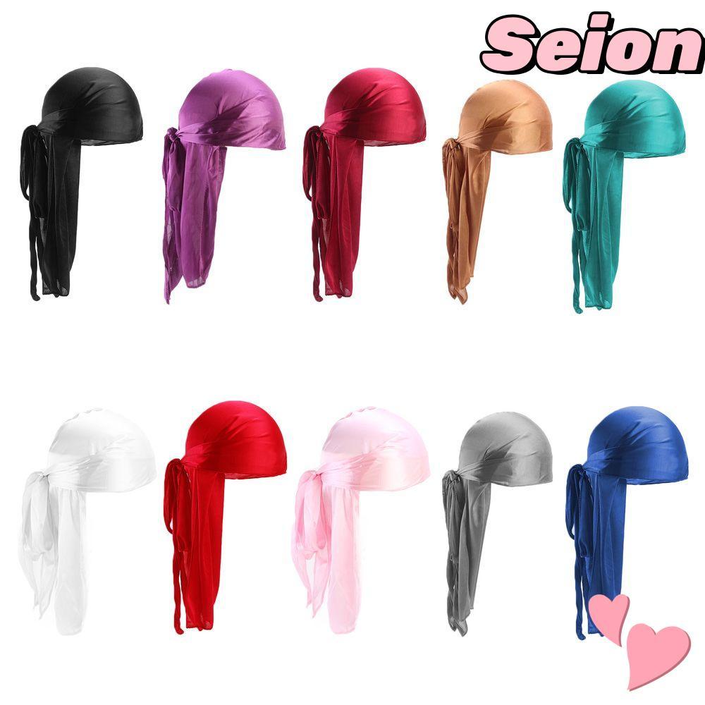 SEION Bandana Cancer Head Scarf Headwrap Chemo Cap Pre-Tied Fashion Pirate Hat