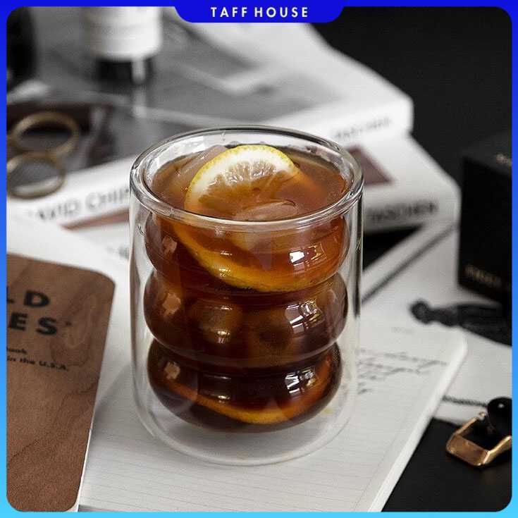 YUCHI Aesthetic Double Wall Glass 225ml - JJ915