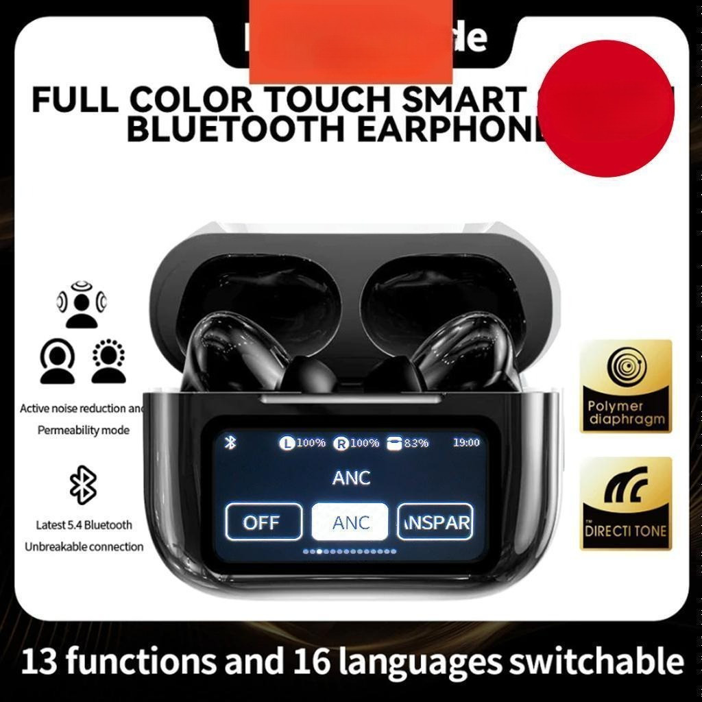 A9 Pro หูฟัง TWS หูฟังไร้สายบลูทูธ ANC ENC ชุดหูฟังตัดเสียงรบกวนหูฟังสเตอริโอไฮไฟ