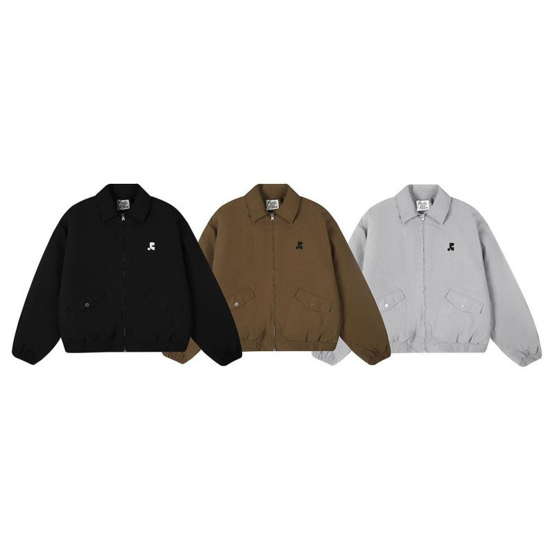 🚗พร้อมส่ง👚Rest&Recreation RR ชุดเบสบอลแจ็คเก็ตคอปก