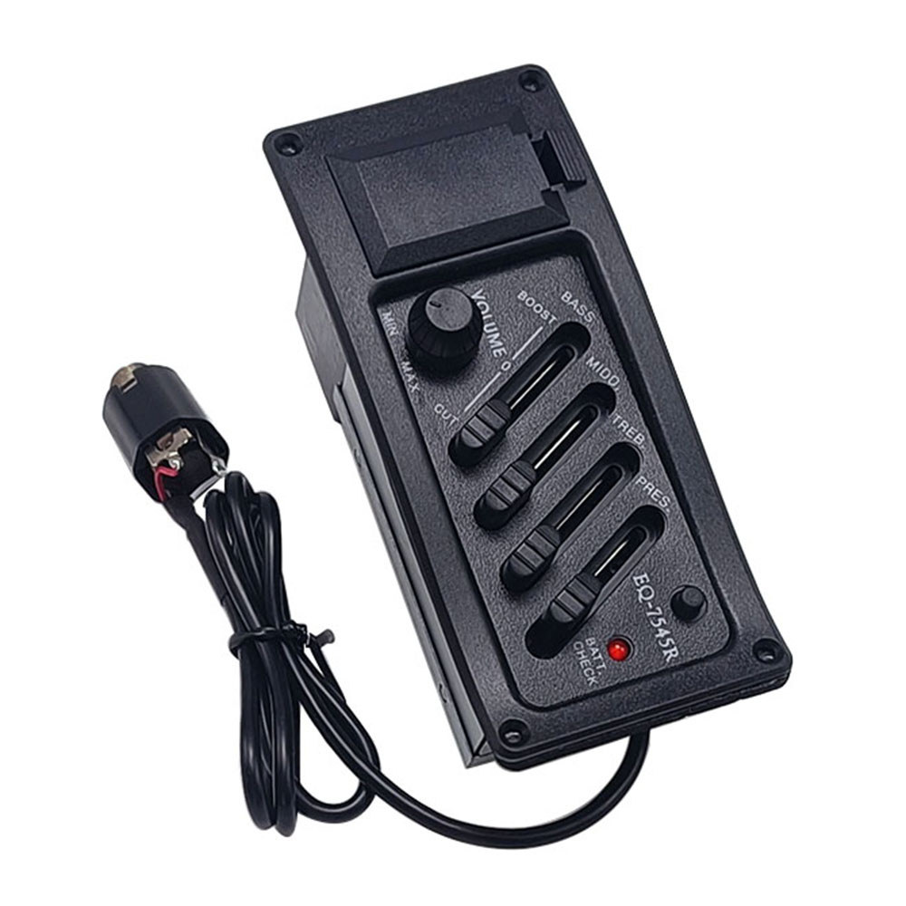 Acoutic Guitar EQ Piezo Pickup / Pre-Amp Unit กีต้าร์โปร่ง EQ-7545R