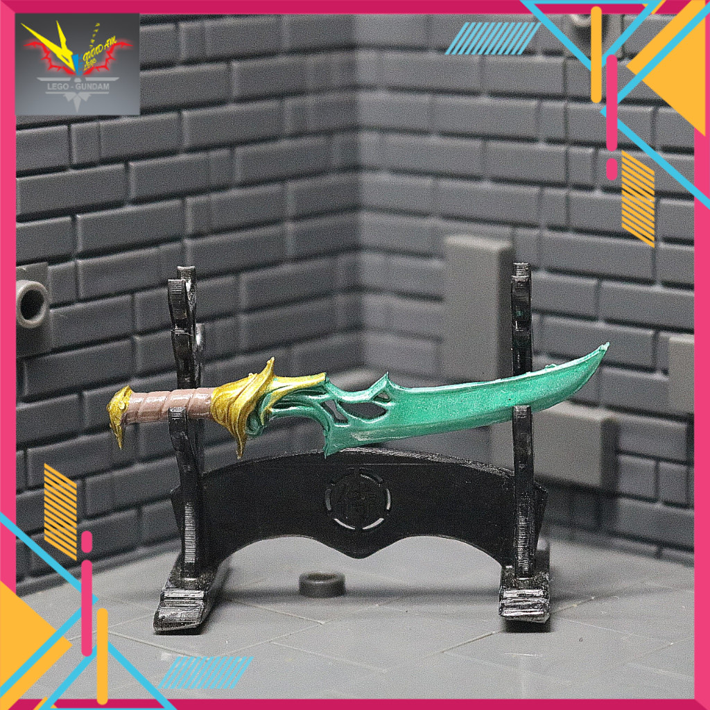 N185 อุปกรณ์เสริมที่กําหนดเองเข้ากันได้กับ Lego Elf ดาบ