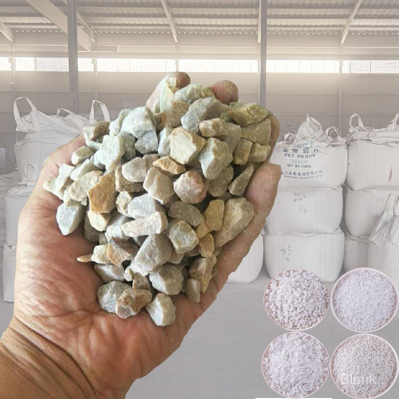 Quartz Sand Granular Water Treatment Filter วัสดุพ่นทราย Derusting Texture Sand Silicon Sand Water P