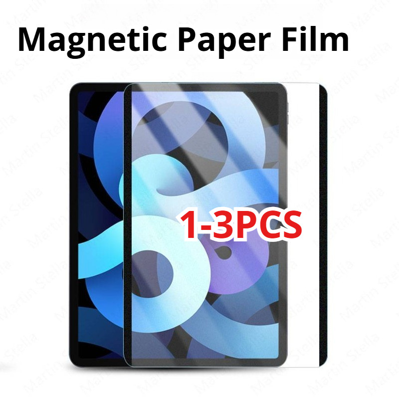 1-3PCSเช่นฟิล์มกระดาษป้องกันหน้าจอสําหรับLenovo Xiaoxin Tab M11 M10 Plus 10.6 3rd Gen Matteแม่เหล็กก